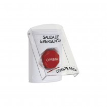 STI Botón de Salida SS-2322-EX-ES, Alámbrico, Rojo/Blanco