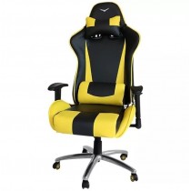 Naceb Silla Gamer Sniper, hasta 140Kg, Negro/Amarillo - Envío Gratis