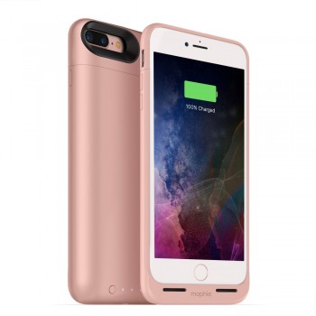 Mophie Funda Cargador Juice Pack Air para iPhone 7 Plus, 2420mAh, Oro Rosa