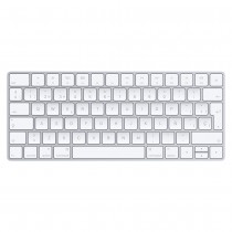 Apple Magic Keyboard, Bluetooth, Inalámbrico, Plata/Blanco (Inglés)