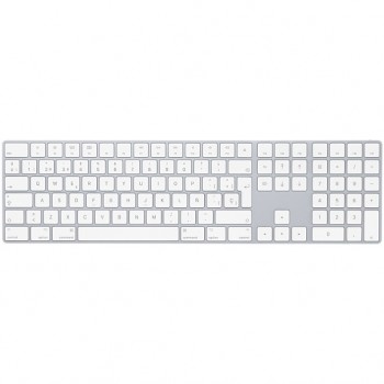 Apple Teclado Magic MQ052E/A, Bluetooth, Blanco (Español)