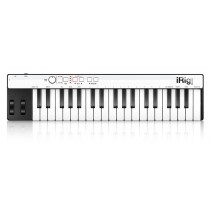 IK Multimedia iRig Keys Teclado MIDI, 37 Teclas, Lightning/USB, Negro/Blanco