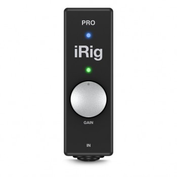 IK Multimedia Interfaz de Audio y MIDI iRig PRO, Alámbrico, Lightning, Negro