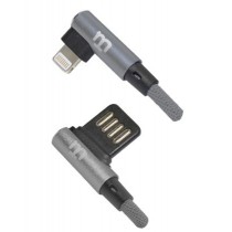 Blackpcs Cable CABLPL-2 Lightning Macho - USB-A Macho, 1 Metro, Gris