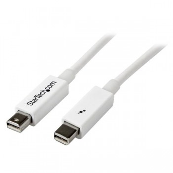 StarTech.com Cable Thunderbolt Macho - Macho, 50cm, Blanco