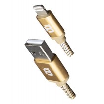 Blackpcs Cable CAGLT2M-3 USB Macho - Lightning Macho, 2 Metros, Dorado