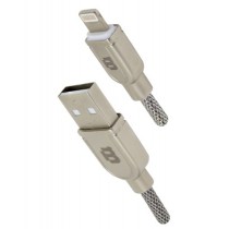 Blackpcs Cable CAGYLTE-3 USB A Macho - Lightning Macho, 1 Metro, Gris