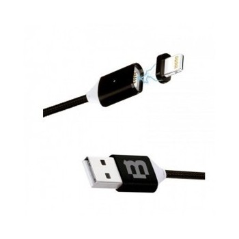 Blackpcs Cable CABLLTM-3 Lightning Macho Magnetico - USB A Macho, 1 Metro, Negro