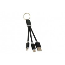 OvalTech Adaptador USB - Micro USB/Lightning, Negro