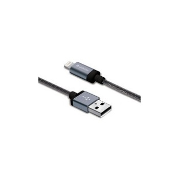 Verbatim Cable USB A Macho - Lightning Macho, 1.2 Metros, Plata