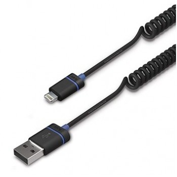 iLuv Cable USB A Macho - Lightning Macho, 1Metro, Negro