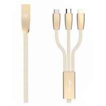 Vorago Cable USB A Macho - Lightning Macho, 1.3 Metros, Oro