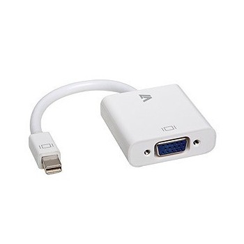 V7 Adaptador Mini DisplayPort Macho - DB-15 Hembra, Blanco