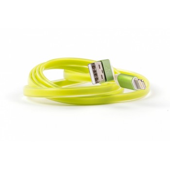 Naceb Cable USB 2.0 A Macho - Lightning Macho, 1 Metro, Verde