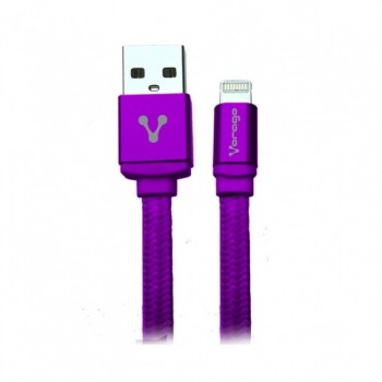 Vorago Cable USB 2.0 A Macho - Lightning Macho, 1 Metro, Morado