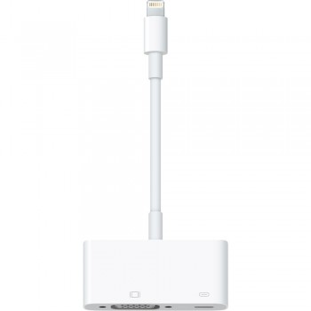 Apple Adaptador Lightning Macho - VGA Hembra, Blanco