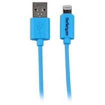 StarTech.com Cable Lightning - USB para iPhone/iPod/iPad, 1 Metro, Azul