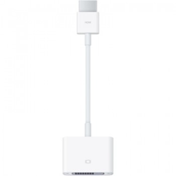 Apple Adaptador HDMI Macho - DVI Macho, Blanco