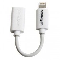 StarTech.com Adaptador Micro USB B - Lightning 8-pin, 10cm, para iPod/iPad/iPhone