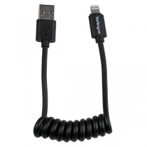 StarTech.com Cable Lightning Macho - USB 2.0 Macho, 30cm, Negro, para iPod/iPad/iPhone 5