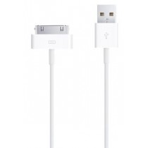 Apple Cable USB A Macho - 30-pin Macho, Blanco, para iPod/iPhone/iPad