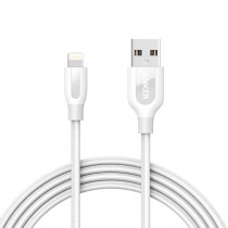 Anker Cable PowerLine+ USB A Macho - Lightning Macho, 1.8 Metros, Blanco