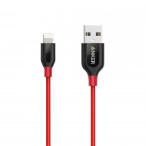 Anker Cable USB A Macho - Lightning Macho, 1.8 Metros, Rojo