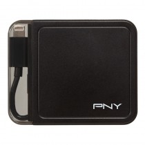 PNY Batería Externa PowerPack con Apple Lightning L1500, 1500mAh, Negro