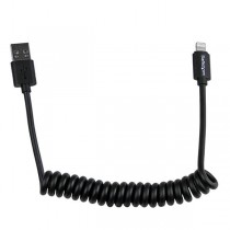 StarTech.com Cable Lightning Macho - USB 2.0 Macho, 60cm, Negro, para iPod/iPad/iPhone 5