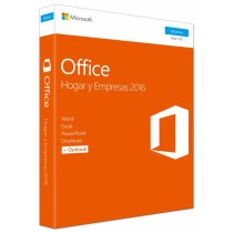 Microsoft Office Hogar y Empresas 2016 Español, 32/64-bit, 1 PC, para Windows