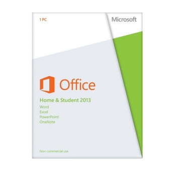 Microsoft Office Home & Student 2013 Español, 32-bit/x64, 1 PC, DVD, para Windows, Caja (FPP)