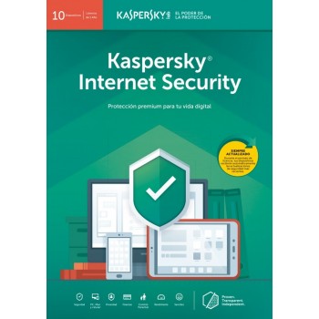 Kaspersky Lab Internet Security 2019, 10 Usuarios, 1 Año, Windows/Mac