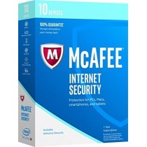 McAfee Internet Security, 10 Usuarios, 1 Año, Windows/Mac/Android/iOS