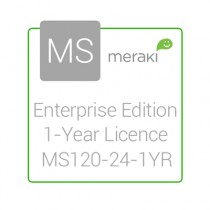 Cisco Meraki Licencia y Soporte Empresarial, 1 Licencia, 1 Año, para MS120-24