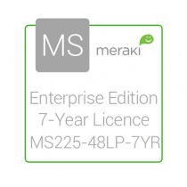 Cisco Meraki Licencia y Soporte Empresarial, 1 Licencia, 7 Años, para MS225-48LP