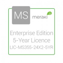 Cisco Meraki Licencia y Soporte Empresarial, 1 Licencia, 5 Años, para MS355-24X2