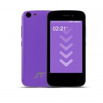 Smartphone STF Mobile Block Go Mini 4", 480 x 800 Pixeles, 3G, Android 8.1, Púrpura