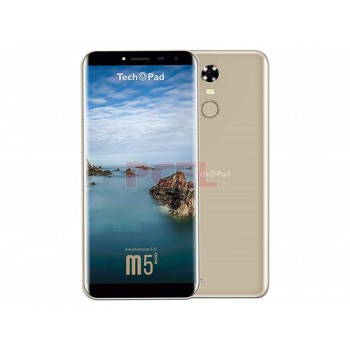 Smartphone TechPad M5Plus 5.5'', 1280 x 720 Pixeles, 3G, Android 7.0 Nougat, Oro