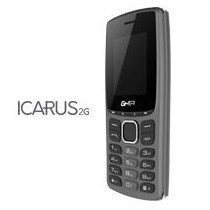 Celular Icarus 2G 1.77'', SIM Doble, Bluetooth, Negro
