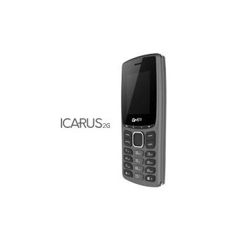 Celular Icarus 2G 1.77'', SIM Doble, Bluetooth, Negro