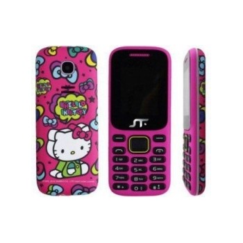 Celular Acteck Hello Kitty 1.77'', Sim Doble, Rosa