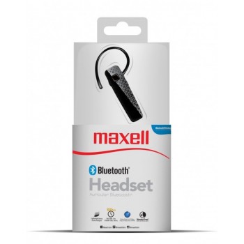 Maxell Manos Libres MXH-HS02, Bluetooth, Inalámbrico, Negro