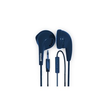 Maxell Audífonos EB-MIC, Alámbrico, 1 Metros, 3.5mm, Azul