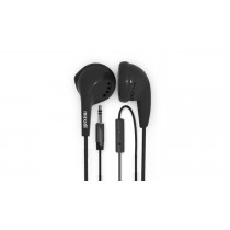 Maxell Audífonos EB-MIC, Alámbrico, 1 Metros, 3.5mm, Negro