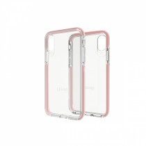 Gear4 Funda de Policarbonato Piccadilly para iPhone X 5.8'', Oro/Rosa