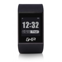 Ghia Smart Watch GAC-037 1.28'' Touch, Bluetooth, Android/iOS, Negro