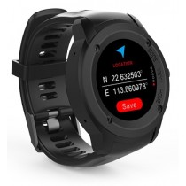 Ghia Smartwatch GAC-142, Touch, Bluetooth 4.0, Android 7.1/iOS 9.3, Negro - Resistente al Agua