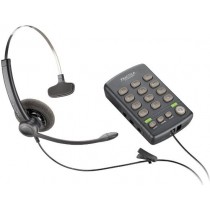 Plantronics Teléfono Practica T110 con Auricular para Call Center, Negro