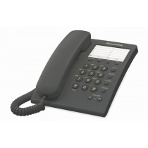 Panasonic Teléfono Básico KX-TS550, Alámbrico, Negro