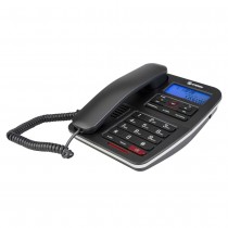 Steren Teléfono Alámbrico TEL-225, 1 Auricular, Negro